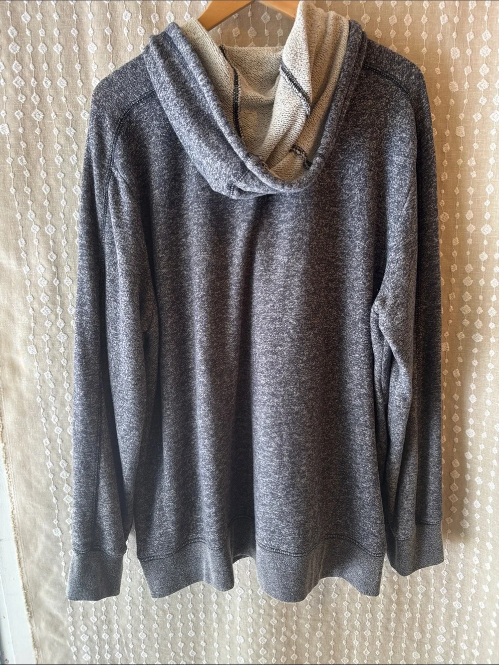 Mossimo Heather Navy Pullover Hoodie - Picture 5 of 5